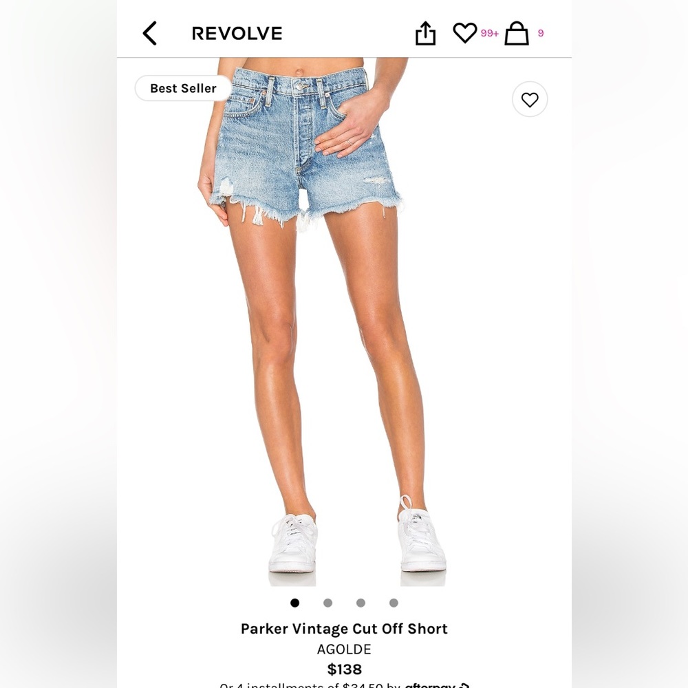 AGOLDE Parker shorts